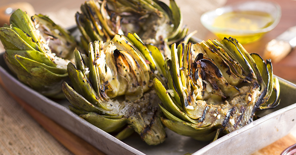 grilled artichokes